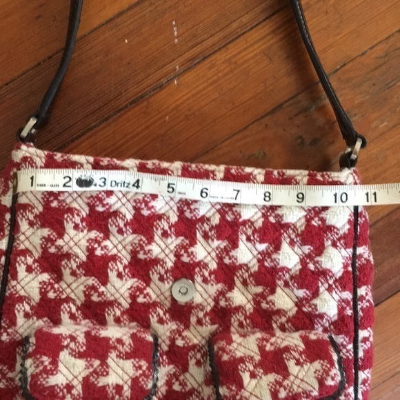 Vera Bradley red/white/ black shoulder bag - Picture 10 of 10